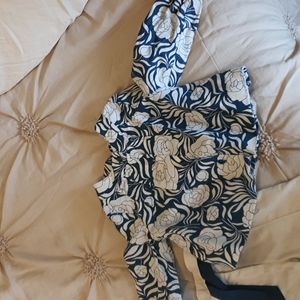 Janie & Jack floral jacket pants set